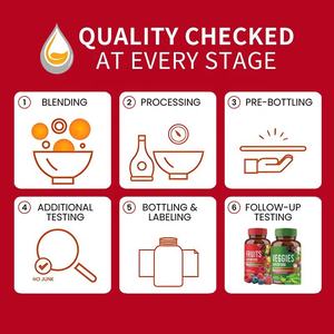 Oem Capsule Vitamine Voedingsvezels Fruit en Groente <span class=keywords><strong>Capsules</strong></span> Volledige Voedingssupplement Fruit en Groente Supplement - Product Image 4