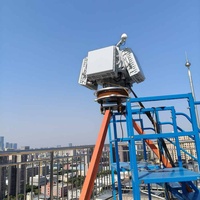 Radar de Vigilancia de Baja Altitud A15 de 4 Paneles AESA Banda X 360 °   Equipo de seguimiento continuo multiobjetivo con cobertura azimutal