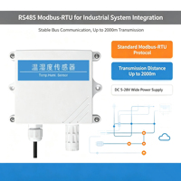 Sonde de température et d'humidité intelligente étanche pour l'agriculture, compatible RS485 Modbus IoT, pour serres agricoles, OEM/ODM
