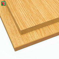 Panneau de particules plaqué blanc 15 mm, vente en gros, panneau MDF mélaminé 18 mm pré-laminé couleur, panneau MDF mélaminé 16 mm finition marbre brillant