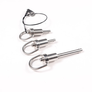 Customiztion 3/8 Diam 3 Lengte Roestvrij Staal Gepassiveerde Afwerking Ring Handvat Drukknop Quick Release Pin