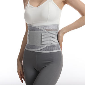 Entrenador de cintura de soporte lumbar transpirable <span class=keywords><strong>con</strong></span> 5 placas reforzadas <span class=keywords><strong>Tobillera</strong></span> para protección de disco herniado - Product Image 2