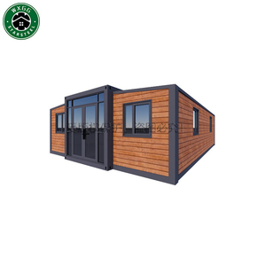Maison de conteneur extensible de luxe de 40 pieds, design portable et pliable, fabriquée à partir de matériaux de conteneurs maritimes. - Product Image 3