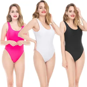 Ready to Ship Plus Size Sexy Women Swimsuits 11 Colors In Stock Swimwear Wholesale Swimming Training Bathing Suits