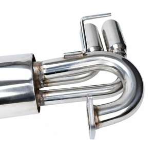 Выхлопная система для задней оси, 2 дюйма, двойной наконечник глушителя для 1985-1989 Toyota <span class=keywords><strong>MR2</strong></span> W10 SW 4A-GE Catback, T304, запас США - Product Image 6