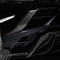 Ailerons arrière en carbone sec préimprégné 3K pour Lamborghini Huracan EVO AWD 2019+ - Pièces de tuning aérodynamique de course