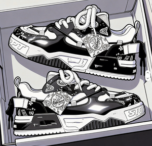 High-Quality Brand Tennis Shoes, Flexible Midsole & <b>Firm</b> Grip, Reliable Athletic Footwear for Court Sports - Product Image 1