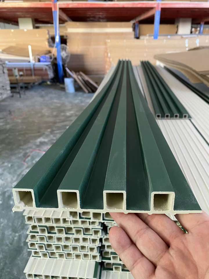 Waterproof 3D Fluted WPC Wall Panel Wood Plastic Composite Board Pvc ...