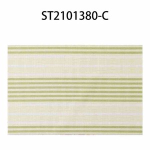 Mantel individual de PVC minimalista moderno Mantel individual a rayas de alta calidad Alfombra antideslizante y resistente al calor - Product Image 4