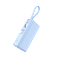 Cadeau de Noël Mini 5000 mAh 5000 Mah Batterie Power Bank Conception de capsule mignonne avec entrée rapide 22.5W Type-C MINI Power Bank