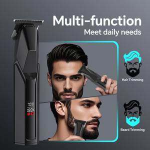 Custom Brand Professional Electric Hair Clipper Hair Trimmers Clippers Rechargeable Men's Trimmer LCD <b>Haircut</b> <b>Machine</b> Barber - Product Image 5