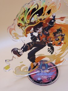 Soporte Acrílico para Juegos de Anime <span class=keywords><strong>Genshin</strong></span> <span class=keywords><strong>Impact</strong></span>, Decoración para Escritorio de Juegos, OEM ODM - Product Image 3