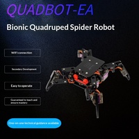Kit de programmation Scratch pour robot, ensemble éducatif IA, robot araignée à quatre pattes avec contrôle par application, mode vocal et détection de gravité