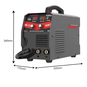 New Arrival Oem Acceptable Gasless Flux 5 M/Min Wire Feeding Speed Mig Plasma Welder