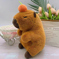 Peluche Capybara personnalisée en coton PP, douce et durable, de 8 pouces, pour soulager le stress, jouet chinois