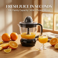 Elektrische citruspers 1000ml capaciteit, laag geluidsniveau, modern design, huishoudelijk gebruik