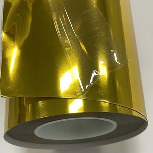 Pegatinas de Papel Cromado Dorado Personalizadas, Calcomanías Metálicas Doradas Premium, Bordes Reforzados, Rollos de Impresión Digital para Regalos Promocionales - Product Image 2
