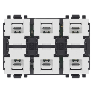 6 <b>Button</b> Control 1P <b>No</b> 24V 3M Push <b>Button</b> Switch 5.7x5.3x7.7cm - Product Image 1