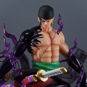 One Pieced <strong>Zoro</strong> <strong>Action</strong> <strong>Figure</strong> PVC Anime Collectible Model <strong>Wano</strong> Country King of Hell Enma Sword <strong>Zoro</strong> Statue for Gift - Product Image 3
