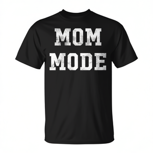T-shirt Mom Mode noir unisexe taille adulte S M L XL XXL - Product Image 2