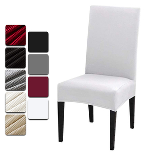 Fundas Elásticas Ajustables para Sillas <span class=keywords><strong>de</strong></span> Comedor, <span class=keywords><strong>de</strong></span> Poliéster Estampado, para Fiestas y Bodas, <span class=keywords><strong>de</strong></span> Spandex - Product Image 2