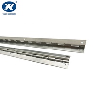 Charnière de porte robuste en acier inoxydable, charnière piano à rangée longue, vente en gros Chine