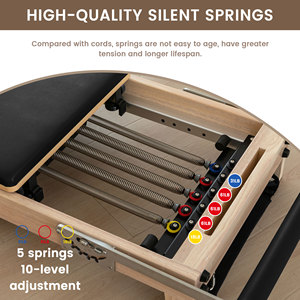 Reformer de Pilates Multifuncional, Flexible y Duradero, Ecológico, en Oferta, el Más Vendido, Disponible en Stock Local, para Entrenamiento Corporal y de Equilibrio - Product Image 5