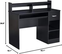 Ordinateur de bureau portable avec tiroirs monté laboratoire pour deux personnes pc de jeu créatif maison petit mobile