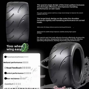 Pneumatici per Auto di Alta Qualità: 245/40ZR18 97Y. Questi pneumatici sono per ruote da corsa e sono lisci, senza camera d'aria. - Product Image 3