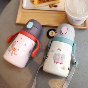 New 316 Stainless Steel Children Vacuum <b>Flask</b> With Handle Milk <b>Bottle</b> Baby Milk <b>Bottle</b> With Handle Kids Water <b>Bottle</b> - Product Image 5