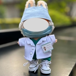 Médico uniforme Lbubu enfermera uniforme Bubu ropa 17CM escala 1:3 plástico PVC dibujos animados juguete vinilo colgante <span class=keywords><strong>muñeca</strong></span> camisa - Product Image 4