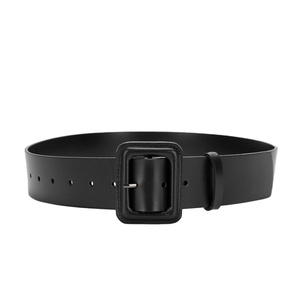 <span class=keywords><strong>Ceinture</strong></span> large en cuir <span class=keywords><strong>de</strong></span> vachette fendue avec boucle en alliage décontractée pour femmes avec design à épingle - Product Image 1