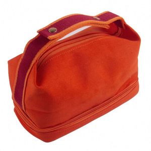 Bolsa de Maquillaje de Gran Capacidad, Impermeable, Portátil, de Lona, para Almacenamiento de Cosméticos - Product Image 1