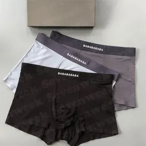 Calzoncillos bóxer de diseñador de lujo para hombre, ropa interior de marca, bóxer clásico sexy para hombre, pantalones cortos casuales con caja - Product Image 2