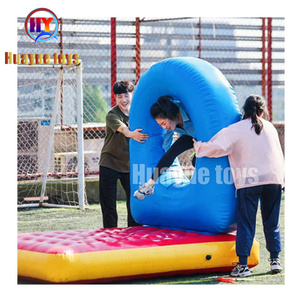 販売のためのパステルの子供の膨脹可能な障害物コース - Product Image 1