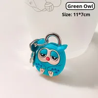Mini cadenas créatif en acier inoxydable, motif dessin animé, super mignon et adorable, pour la maison, bagages, style coréen