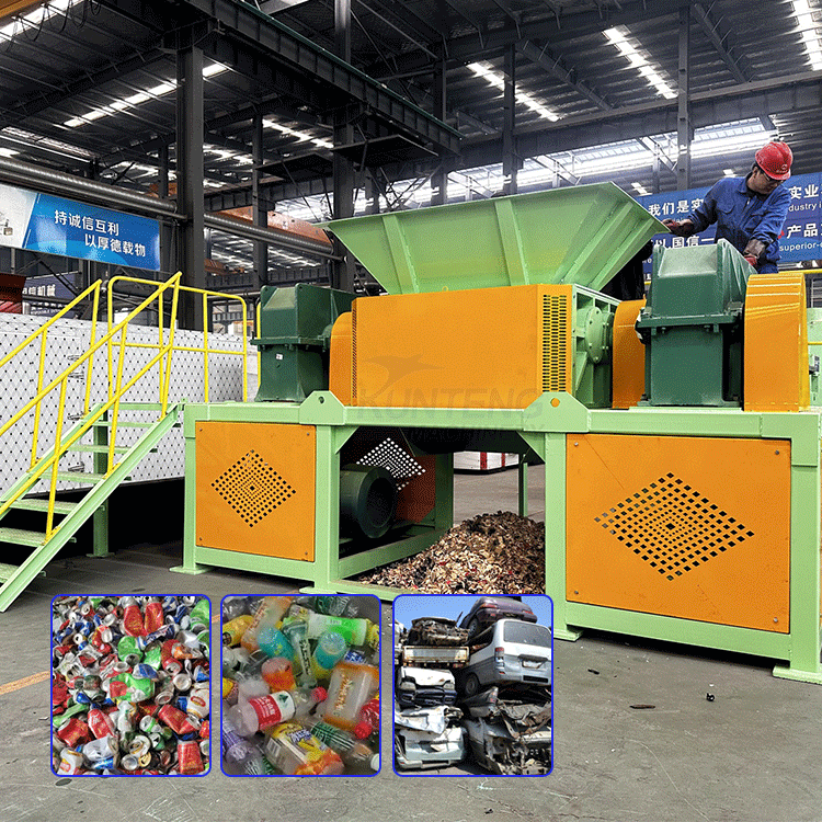 Industrial Dual shaft Shredder for Waste