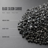 Granulés de carbure de silicium noir pour la préparation de surfaces par sablage, la revêtement réfractaire et le polissage de la pierre