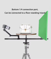 Professionelle horizontale und vertikale Umgebungsfotografie rotierender Stand 360 Panorama-Foto-Ständer Flip-Video-Shooting-Tisch