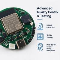 Placa PCBA de Alta Calidad para Dispositivos Inalámbricos WiFi IoT de Shenzhen, 4 Capas FR-4, Máscara de Soldadura HASL Verde, 1.6mm de Grosor, Electrónica de Consumo