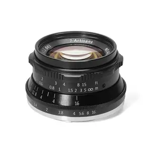 7artisans 35mm F1.2 Prime Lens for E-mount / for Fuji XF APS-C Mirrorless Camera Manual Focus Fixed Lens A6500 A6300 X-A1 Camera