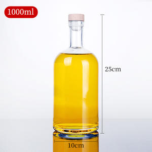 Bouteilles en verre pour gin et vodka <span class=keywords><strong>de</strong></span> 200 ml à 1000 ml avec bouchon à vis et estampage doré pour usage industriel - Product Image 6