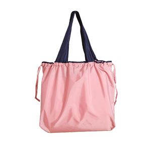 Sacs de shopping imperméables avec logo personnalisé, grande capacité, pliables, avec cordon de serrage, sacs fourre-tout écologiques, recyclables, sacs à bandoulière - Product Image 6