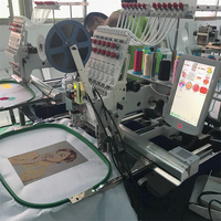 MT-1501 tête unique 15 aiguilles nouvel état machine à broder plate informatisée pour vêtements meilleurs prix