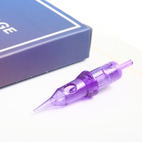 Cartouches d'aiguilles pour machine rotative Purple originale, cartouches professionnelles PMU 1003 1005 1007 Pro RL RS RM M1 pour tatouage