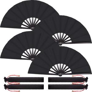 Éventail pliant promotionnel en gros, personnalisable avec logo, motif musical classique, coloré - Product Image 5