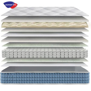 Fábrica al por mayor comprimido enrollado hasta <span class=keywords><strong>king</strong></span> size espuma de látex cama de muelles de bolsillo colchón de muelles de bolsillo suave y transpirable - Product Image 2