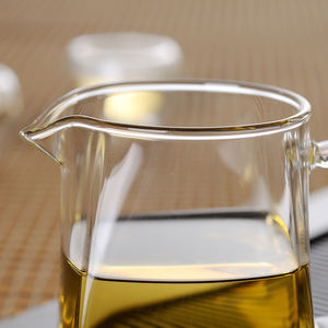 Fatto a mano in vetro borosilicato ad alto contenuto <span class=keywords><strong>di</strong></span> <span class=keywords><strong>giustizia</strong></span> tazza <span class=keywords><strong>di</strong></span> Kung Fu da tè trasparente filtro quadrilatero <span class=keywords><strong>di</strong></span> grande capacità Drinkware addensato - Product Image 5