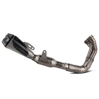 Sistem Knalpot MT09SP untuk Yamaha MT09 MT-09/SP/Y-AMT FZ09 2021-2026 Knalpot Motor Pipa Knalpot Super Street Bike Manifold Muffler