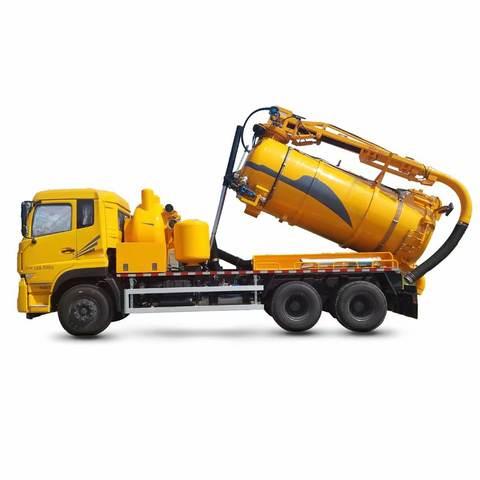 10cbm 6*4 DONGFENG вакуумная машина для откачки сточных вод с вакуумом